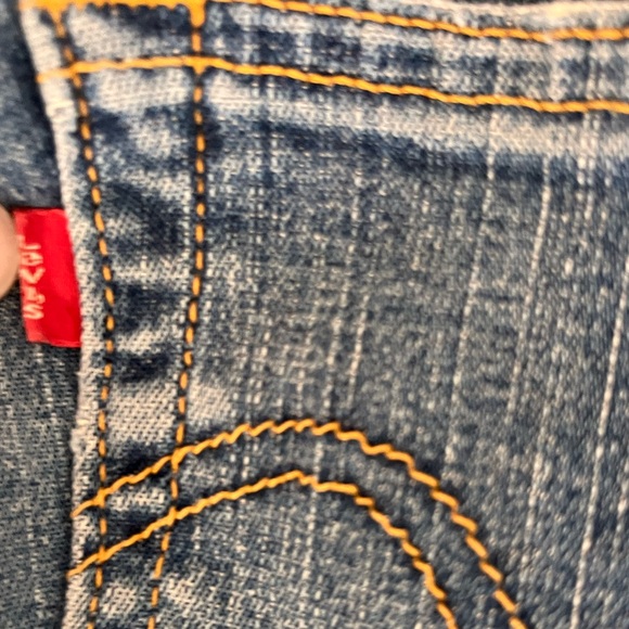 Levi's Blue Denim Jeans Bag / Purse / Back Pack Strap/ Sling/ Many Pockets - Picture 6 of 11